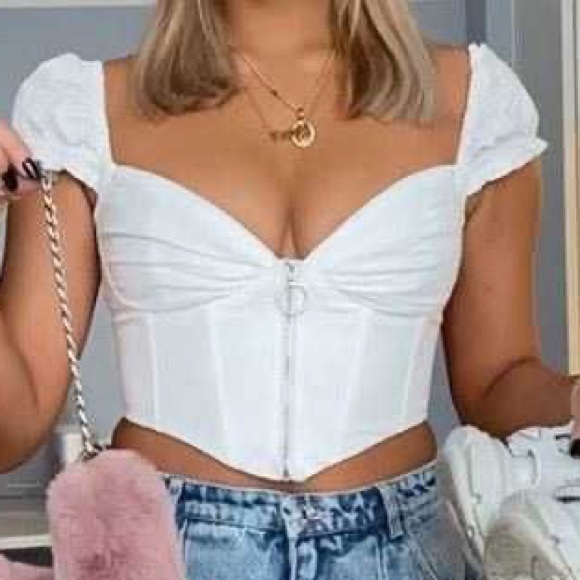 SHEIN Zip Up Top - Picture 2 of 3